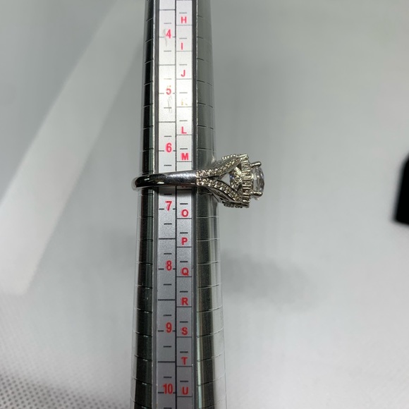 Flawless K-Star Simulated Diamond Ring - Picture 10 of 12